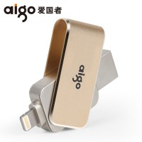 aigo/爱国者苹果U盘64G高速3.0手机U盘 双插头 手机电脑两用正品
