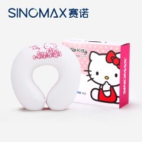 SINOMAX/赛诺helloKitty凯蒂猫正版授权彩虹U型枕记忆枕头护颈枕
